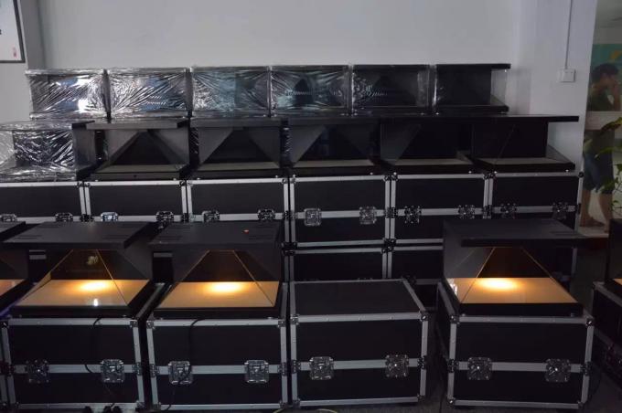 22" 3D Ολογραφικός Προβολέας 270 μοίρες Ολοειδής Οθόνη Ολογραφική Πυραμίδα Ολογραφική Πυραμίδα Full HD Ανάλυση 3D Οθόνη 2