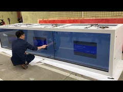 65 διαφανείς προθήκες τηλεοπτικό Holobox πυραμίδων ολογραμμάτων επίδειξης ολογραμμάτων ίντσας τρισδιάστατες