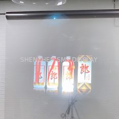 1.52 x 30 Meter Clear Transparent Holographic Rear Projection Film with Self-adhesive