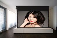 Custom 16/9  Tab Tensioned Motorized Screen with HD Flexible White for Luxury Cinema