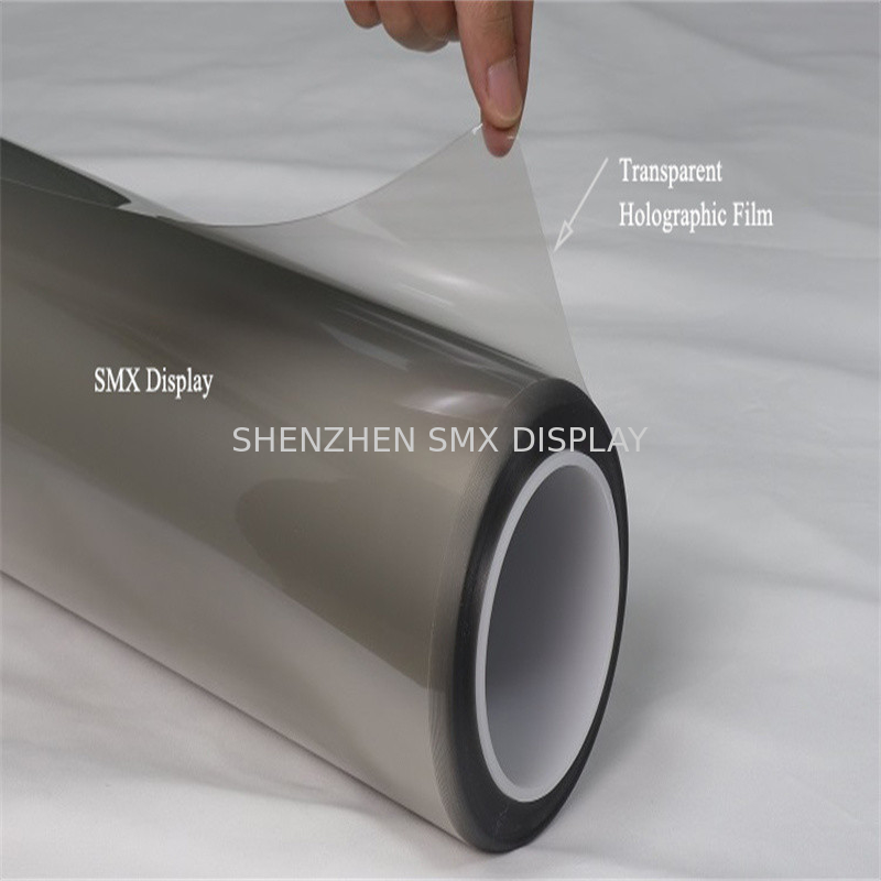 1524x3000mm Clear Rear Projection Film Indoor Outdoor Transparent Holographic Film