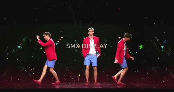 Ποιότητα Ολογραφική επίδειξη 95um φύλλων αλουμινίου προβολέων ολογραμμάτων σκηνικού Musion πάχος Εργοστάσιο