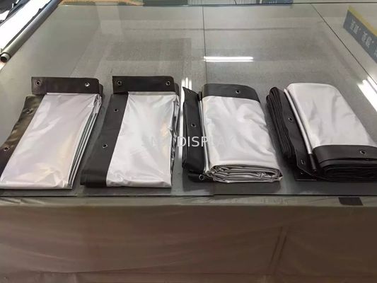 ποιότητας Άσπρη μπροστινή οθόνη προβολής με τα μαύρα σύνορα, υπαίθρια οθόνη προβολέων Εργοστάσιο