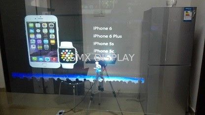 Ποιότητα Αυτοκόλλητη οπίσθια ταινία παραθύρων προβολής/διαφανής ολογραφική ταινία υπαίθριες Εργοστάσιο