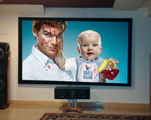 Ποιότητα Προβολέων τρισδιάστατο ασημένιο ύφασμα οθόνης προβολής πλαισίων κινηματογράφων σταθερό θέατρο για τον εγχώριο κινηματογράφο Εργοστάσιο