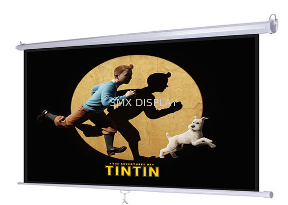 Ποιότητα 16:9 60 χειρωνακτικές οθόνες προβολέων ίντσας για τη σχολική τάξη γραφείων Εργοστάσιο