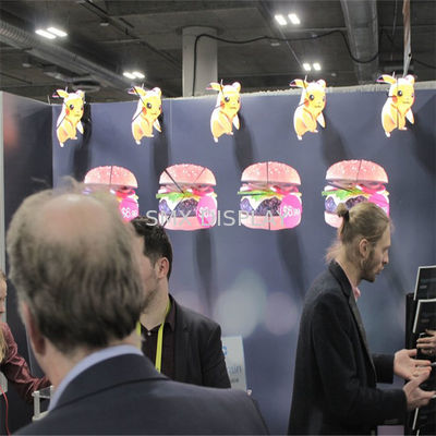 Ποιότητα Τρισδιάστατος ολογραφικός/τρισδιάστατος προβολέας Ith 175 ολογραμμάτων ανεμιστήρων των οδηγήσεων αργιλίου PC γωνία άποψης Εργοστάσιο