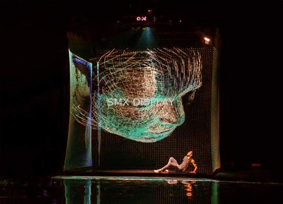 Ποιότητα Εικόνα προβολής με διαφανές ολογραφικό πλέγμα για ολογραφικό τσίρκο Εργοστάσιο