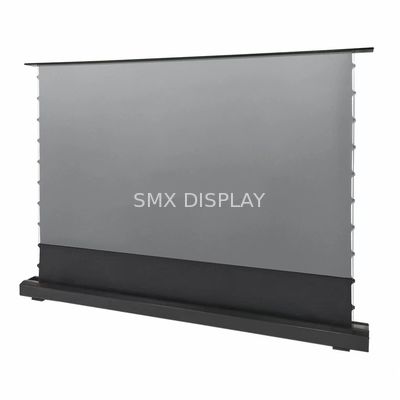 Ποιότητα 16:9 100inch Motorized Floor Rising ALR Projector Screen Για Ultra Short Throw Projectors Ηθόπνευμα για μικροσκοπικούς προβολείς Εργοστάσιο