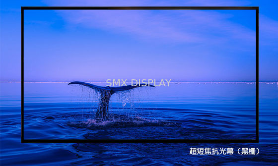 Ποιότητα Η αντι ελαφριά σταθερή προβολή οθόνη πλαισίων 100 ίντσας με εξαιρετικά απότομα ρίχνει τον προβολέα Εργοστάσιο