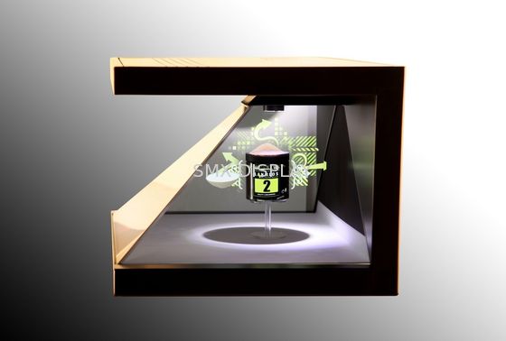 Ποιότητα 3D Hologram Showcase 3-side View Holo Display Hologram Pyramid for Exhibition Advertising Εργοστάσιο