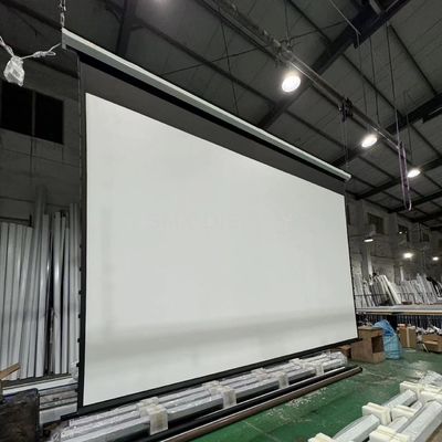 Ποιότητα 4x3 m High Quality Large Electric Projection Screen/ Motorized Projector Screen Tubular Motor for Projector Screen Εργοστάσιο
