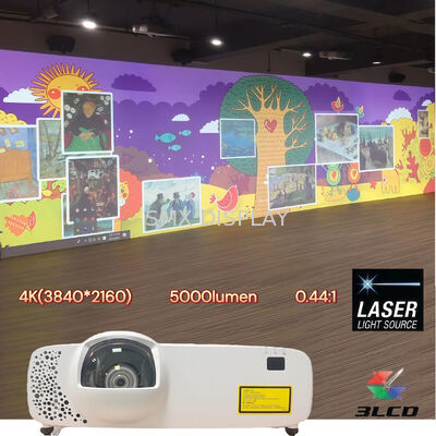 Ποιότητα SMX Προβολέας Laser 4K Ανάλυσης 5000 ansi lumens Immersive Short Throw για VR Room, Home Theater Εργοστάσιο