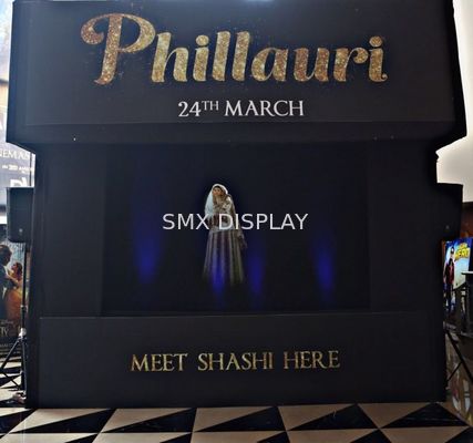 Ποιότητα 160° άποψης γωνίας ολογραφικό προβολής πάχος φύλλων αλουμινίου 95um Musion ολογραμμάτων συστημάτων τρισδιάστατο Εργοστάσιο