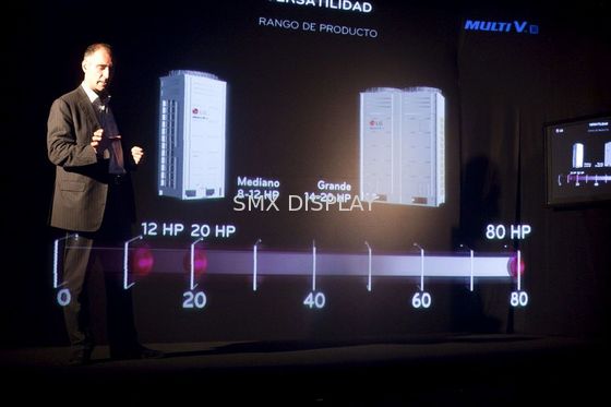 Ποιότητα Πιπεριού τρισδιάστατη επίδειξη ολογραμμάτων συστημάτων προβολής φαντασμάτων ολογραφική για το γεγονός Εργοστάσιο