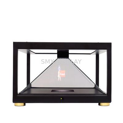 Ποιότητα 3D Πυραμίδας Holo Display Vitrine 360 μοίρες Hologram Display Box Για Διαφήμιση Εργοστάσιο