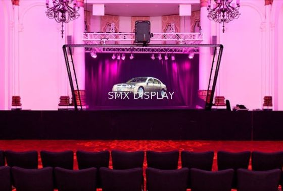 Ποιότητα Η τρισδιάστατη επίδειξη ολογραμμάτων 160° φύλλων αλουμινίου 95um αντανάκλασης για ζωντανό παρουσιάζει Εργοστάσιο