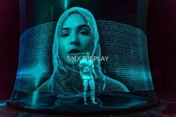 Ποιότητα Διαφανής αόρατη ολογραφική τρισδιάστατη οθόνη πλέγματος Pepperscrim Εργοστάσιο