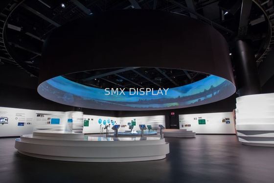 Ποιότητα Μεταλλίνη οθόνης προβολής RoHS Flight Simulator 180 βαθμού Εργοστάσιο