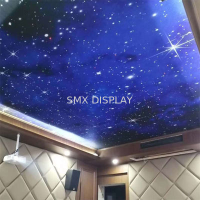 Ποιότητα Εγκατάσταση προγράμματος ανώτατων επιτροπών 12VDC αστεριών οπτικών ινών χαντρών των οδηγήσεων φραγμών KTV Εργοστάσιο