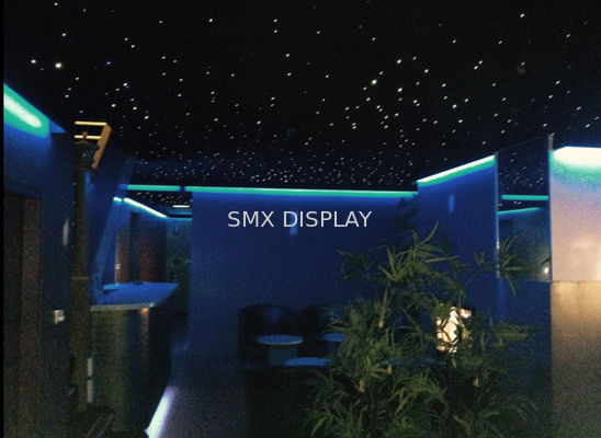 Ποιότητα φύλλο φίμπερ 7 χρώματα PMMA πολυεστέρα ανώτατων κεραμιδιών οπτικών ινών επιτροπής 9mm Εργοστάσιο