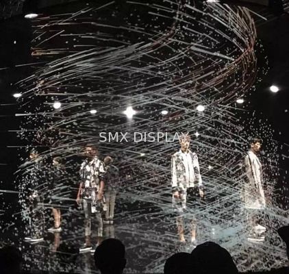 ποιότητας Η αλεξίπυρη οθόνη πλέγματος πολυαμιδίων ολογραφική μηχανοποίησε την υψηλή διαφάνεια Εργοστάσιο