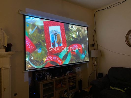 ποιότητας Μηχανοποιημένη μακρινή 120 ίντσα οθόνης RF προβολέων για την αίθουσα συνεδριάσεων των κινηματογράφων Εργοστάσιο