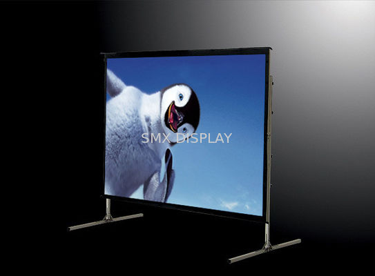 ποιότητας οθόνη προβολής 100 ίντσας, γρήγορες οθόνες πτυχών για την εκπαίδευση, Κόμμα, συναυλία Εργοστάσιο