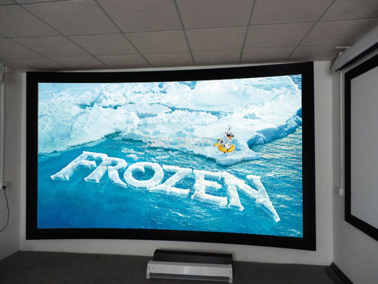 ποιότητας Ο υψηλός καθορισμός 200» 250» έκαμψε την οθόνη προβολής για το σύστημα προσομοιωτών κινηματογράφων HD Εργοστάσιο