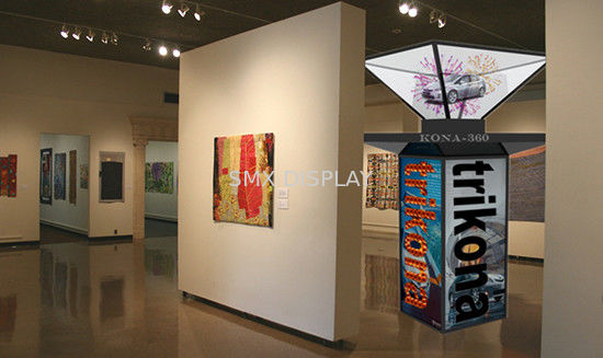 ποιότητας Μεγάλη επίδειξη πυραμίδων 360XXL τρισδιάστατη ολογραφική, Dreamoc XXL για τους αερολιμένες ή τα θέατρα Εργοστάσιο