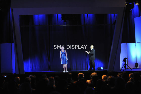 Ποιότητα Σύστημα προβολής σκηνικού Musion Eyeliner, υψηλό σύστημα ολογραμμάτων καθορισμού τρισδιάστατο Εργοστάσιο