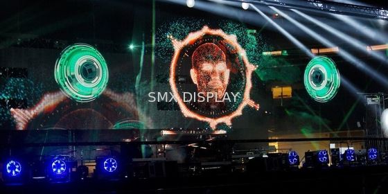 Ποιότητα το τρισδιάστατο υλικό πολυαμιδίων οθόνης πλέγματος Hologauze για το στάδιο γεγονότος παρουσιάζει Εργοστάσιο